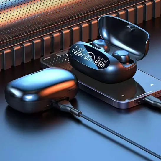 მაღალი ხარისხის უსადენო Bluetooth ყურსასმენი M22