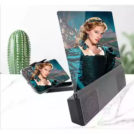 მობილურის HD გამოსახულების გამადიდებელი Bluetooth Audio Screen Amplifier
