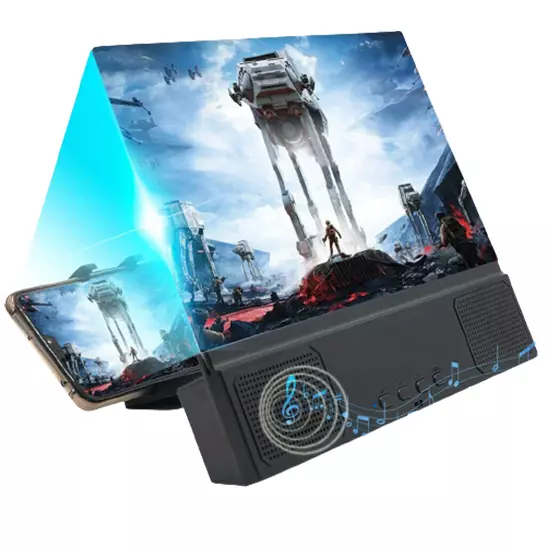 მობილურის HD გამოსახულების გამადიდებელი Bluetooth Audio Screen Amplifier