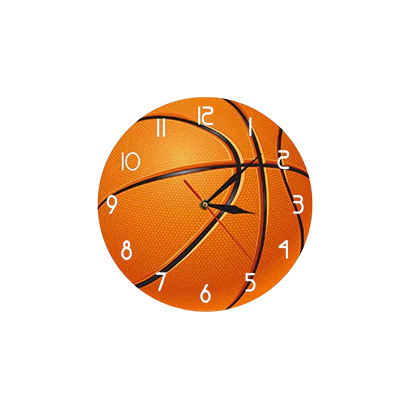 კალათბურთის 3D კედლის საათი