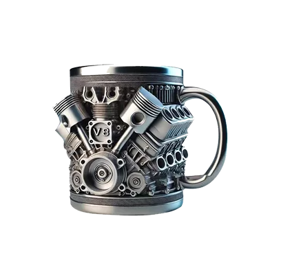 V8 ძრავის ჭიქა